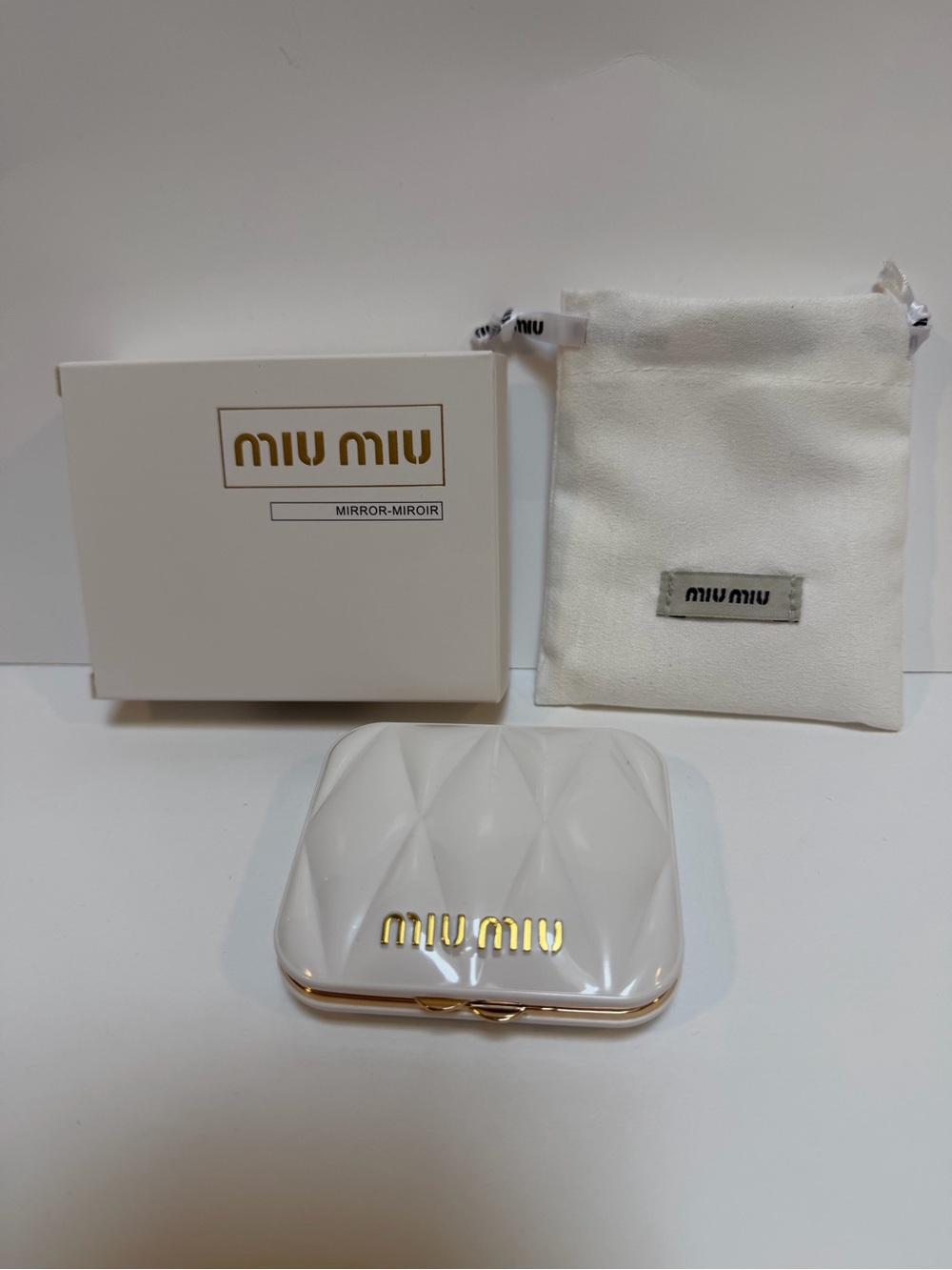 Miu Miu Beauty Double Sided Compact Mirror NWT